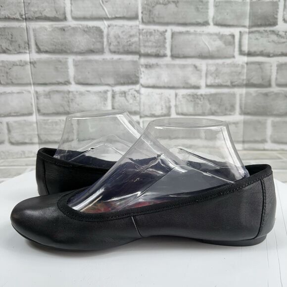 Born Julianne Ballet Flats Black Leather Women's Size 9/9.5 Casual Slip On Shoes - Picture 4 of 13